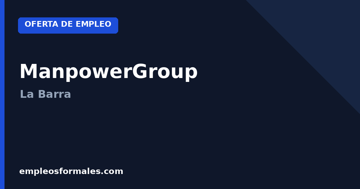 Atención al cliente en panadería de La Barra. ManpowerGroup