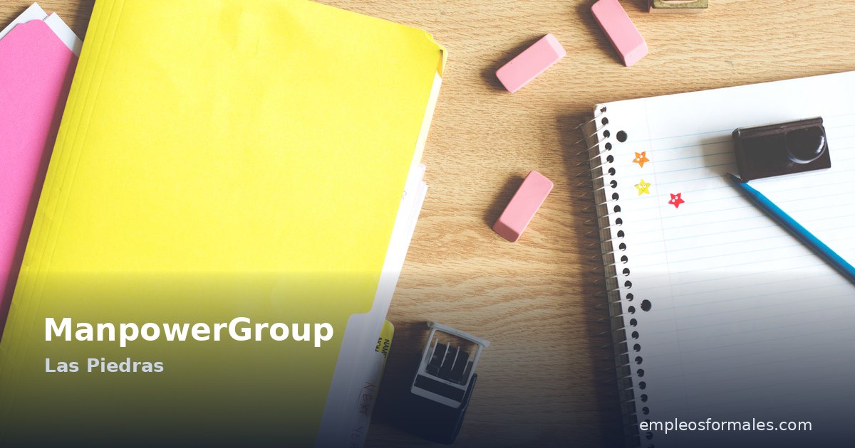 Capacitador para panificadora en Las Piedras. ManpowerGroup