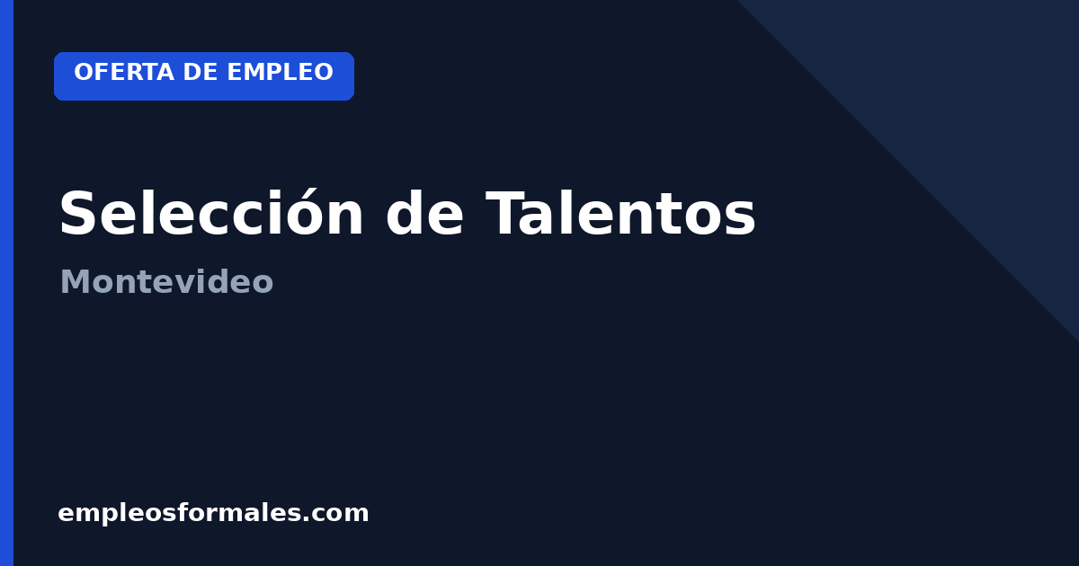 Operarias para Etiquetado Sayago - Eventual. Selección de Talentos